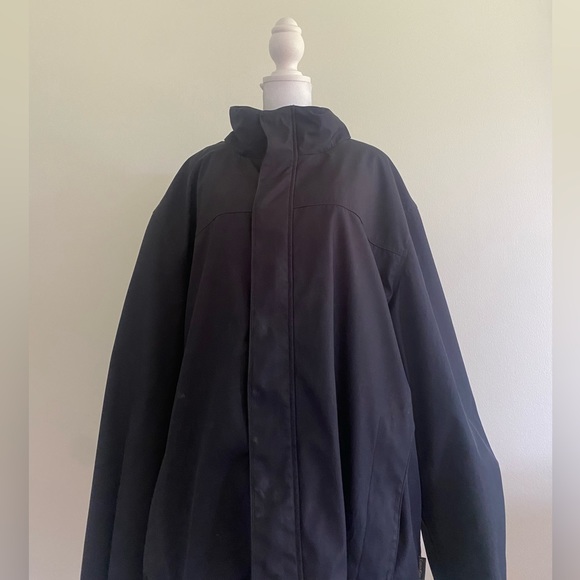 Calvin Klein Mens Medium Black Polyester Jacket Zip Up Double Lined - Picture 6 of 7